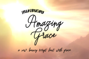 Amazing Grace: A Fresh Script Font for Scroll-Stopping Marketing