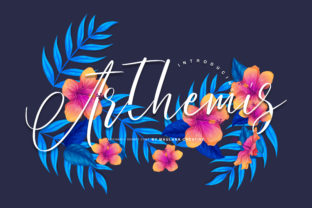 Arthemis: A Script Font That Earns Its Space
