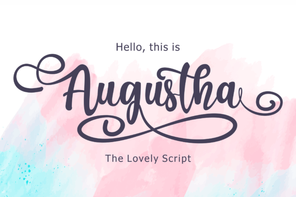 Augustha: A Refined Script Font for Digital Branding