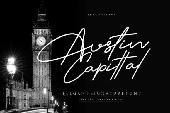 Austin Capittal: A Handwritten Font That Makes Your Brand Feel Human