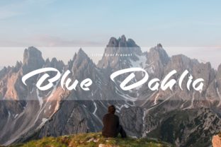 Blue Dahlia: A Bold Handwritten Font for Authentic Branding