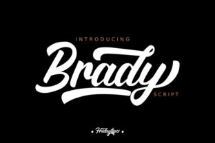 Brady: A Script Font That Elevates Digital Branding