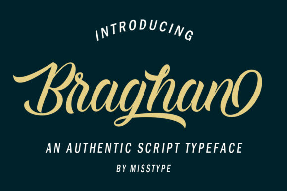 Braghan: A Luxe Script Font for Real Business Branding