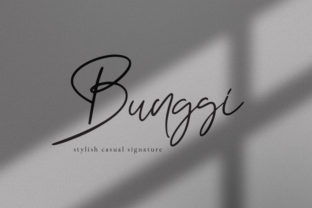 Bunggi Signature: A Modern Script Font That Speaks With Clarity