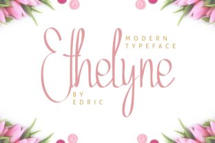 Ethelyne: A Sweet, Bold Handwritten Font for Digital Branding