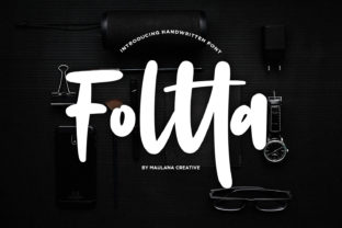 Foltta: A Bold, Juicy Script Font That Makes Handmade Goods Shine