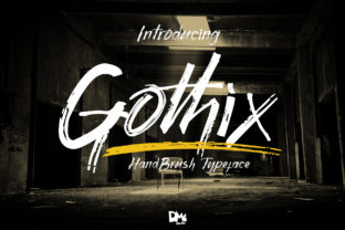 Gothix: A Hand-Brushed Typeface That Builds Brand Trust