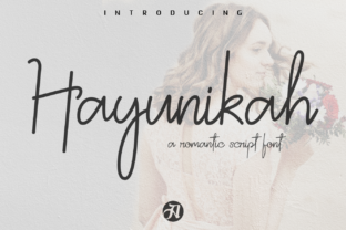 Hayunikah: A Romantic Script Font for Wedding-Inspired Campaigns