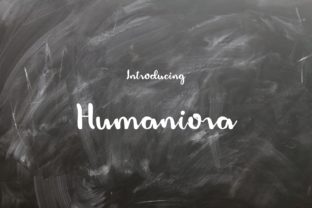 Humaniora: A Sweet, Simple Script Font for Real Business Branding