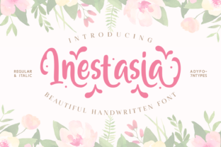 Inestasia: A Playful Handwritten Font for Crafters & Sellers