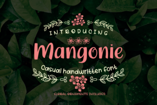 Mangonie: A Friendly Script Font for Editorial Charm
