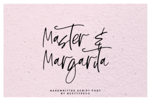 Master Margarita: A Handmade Script Font That Feels Like a Signature