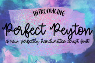 Perfect Peyton: A Handwritten Font That Elevates Real Small Business Branding