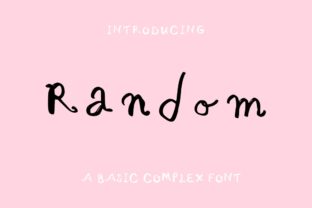 Random: A Playful Handwritten Font for Standout Branding