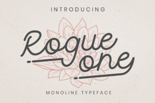 Rogue One: A Refined Script Font for Digital Branding