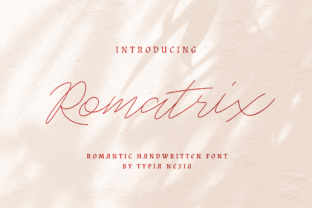 Romatrix: A Handwritten Font That Feels Like a Thoughtful Pause