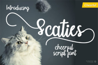 Scaties: A Playful Script Font That Brings Joy to Real Business Branding