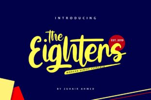 The Eighters: A Modern Handwritten Font for Crafters