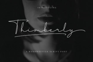 Thimberly: A Handwritten Font That Feels Like a Quiet Conversation