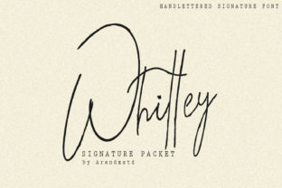 Whitley: A Modern Script Font for Handmade Brands
