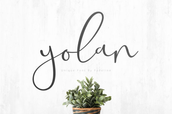 Yolan: A Light, Organic Handwritten Font for Digital Charm